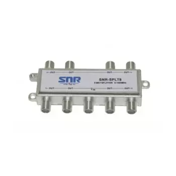Разветвитель TV-IN-8xTV-OUT, серебристый SNR (SNR-SPLT8)