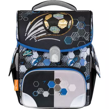 Ранец TIGER FAMILY Jolly Fresh Kicks, анатомическая, вентилируемая, формоустойчивая спинка, 1 отделение, мультиколор (270213)