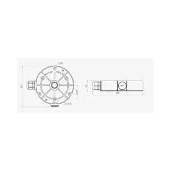 Коробка распределительная Milesight MS-A75, для IP-камер Milesight, белый (MS-A75)