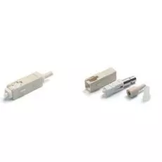 Разъем Hyperline SC-MM-0.9 клеевой SC, MM(для многомодового кабеля), 0.9 мм, simplex, (белый)
