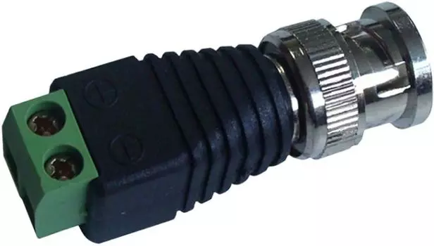 Разъем Space Technology St-BNC-2 NEW BNC c клемной колодкой (под винт), для подключения видеосигнала видеокамер устройству передачи и приема, по кабел