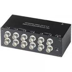 Распределитель SC&T CD408HD видеосигнала HDCVI/HDTVI/AHD/CVBS. 4 входа - 8 выходов, DC 12В. БП в комплекте. Максимальное разрешение до 5М