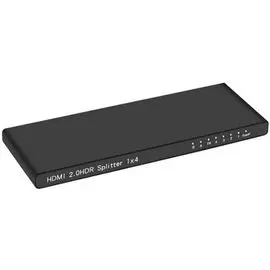 Разветвитель GCR GL-VK4 HDMI v2.0, 1x4, 4Kx2K, Ультратонкий корпус, Greenconnect серия Greenline
