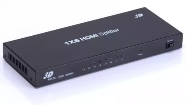 Разветвитель HDMI Vention AKQB0 19F/8x19F на 8 мониторов