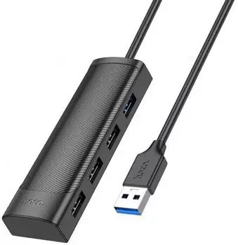 Разветвитель Hoco HB41 USB 4порт. черный