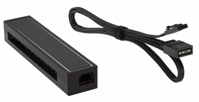 Разветвитель ID-Cooling FH-05 ARGB питания, 1 to 5pcs for Ports for ARGB (LED), 700mm Retail