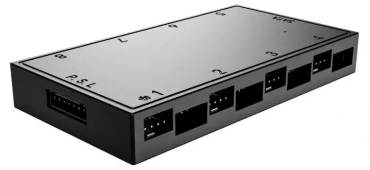 Разветвитель ID-Cooling HA-08 питания, 8pcs of Ports for Fan (PWM), 8pcs for Ports for ARGB (LED), 500mm Rtl