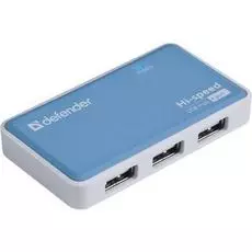 Разветвитель USB 2.0 Defender QUADRO POWER 83503 4xUSB