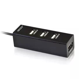 Разветвитель USB 2.0 Ginzzu GR-474UB 4-х портовый