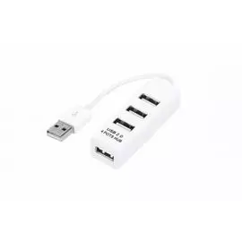 Разветвитель USB 2.0 Rexant 18-4103-1 USB на 4 порта белый
