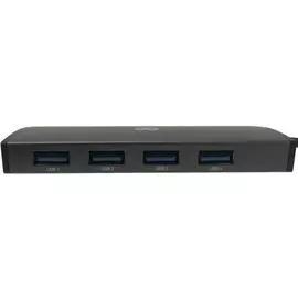 Разветвитель USB 3.1 Digma HUB-4U3.0-UC-G 4*USB 3.0, черный