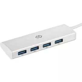 Разветвитель USB 3.1 Digma HUB-4U3.0-UC-S 4*USB 3.0, серебристый