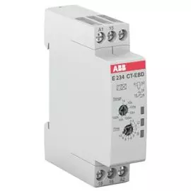 Реле ABB 1SVR500150R0000 времени модульное (мигание с нач. импульса) 24-48B DC, 24-240B AC (7 диапазонов) CT-EBD.12