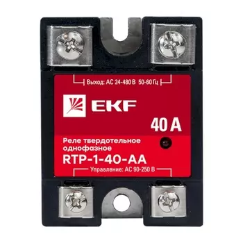 Реле EKF rtp-1-40-aa твердотельное однофазное RTP-40-AA