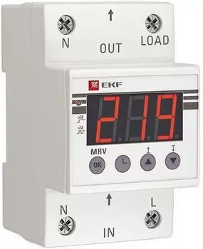 Реле напряжения EKF MRV-40A с дисплеем MRV 40А PROxima