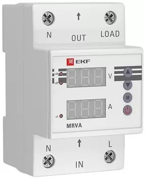Реле напряжения EKF MRVA-25A с дисплеем