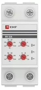 Реле напряжения EKF rv-32a (сквозное подкл.)