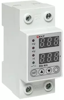 Реле напряжения EKF rvb-m40a с дисплеем
