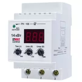 Реле Новатек-Электро 3425600115 напряжения РН-106 однофазное 63А 200В DIN (РН-106)