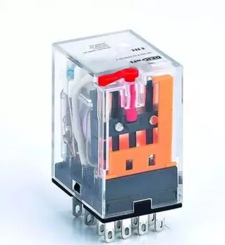 Реле промежуточное DEKraft 23855DEK 2 конт. с LED инд. и TEST функ. 5А 24В AC ПР-102