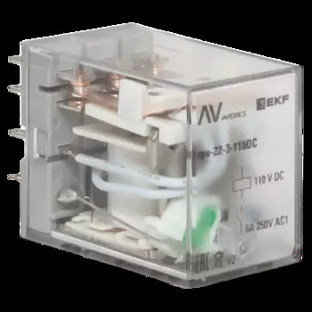 Реле промежуточное EKF rpa-22-3-110DC RPA 22/3 6A 110В DC