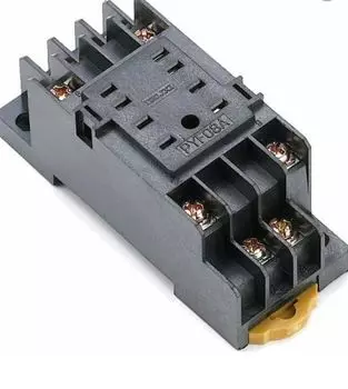 Разъем DEKraft 23955DEK для крепления на DIN-рейку пром. реле ПР-102 4 конт. (3-5)А IP20 РР-102