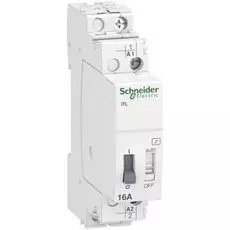 Реле Schneider Electric A9C30811 Acti 9 iTL импульсное 16A 1НО 230В АС 110В DC