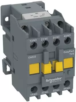 Реле Schneider Electric CAE40M5 промежуточное 4НО катушка 220В 50Гц