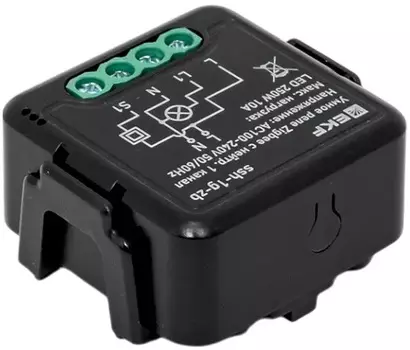 Реле умное EKF ssh-1g-zb в подрозетник 1-канальное с нейтралью Zigbee Connect Select