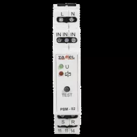 Реле Zamel PBM-02 импульсное с функцией центр. вкл/выкл. IP20 на DIN рейку