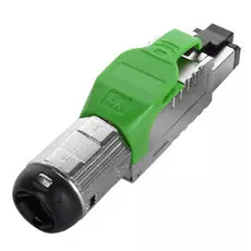Разъем Hyperline PLUE-8P8C-S-C6A-SH-GN