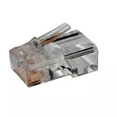 Разъем Hyperline PLUG-8P8C-U-C3-100 RJ-45(8P8C), кат.3 (6 µ"), универсальный(100 шт)