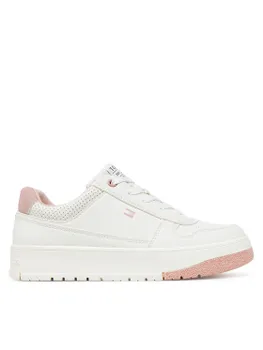 Кроссовки Low Cut Lace-Up Sneaker T3A9-33740-1355 S Tommy Hilfiger, белый
