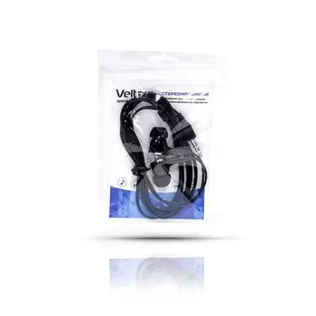 Проводные наушники Velton VLT-EB101Bl, mini jack 3.5 mm, черный