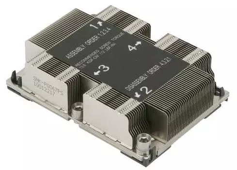 Радиатор Supermicro, Socket 3647 Narrow ILM, 1U Passive, (SNK-P0067PS)