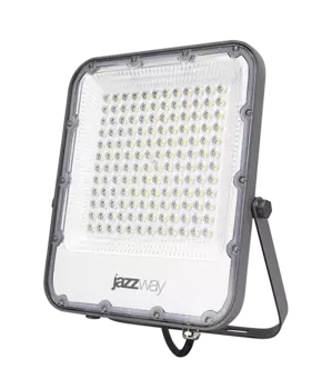 Прожектор светодиодный Jazzway, 100Вт, 11000лм, 6500K, Ra:80, IP65, серый (5036437)