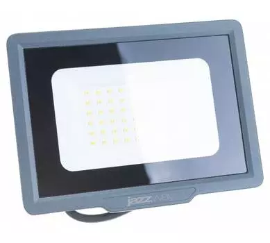 Прожектор светодиодный Jazzway, 50Вт, 4250лм, 6500K, IP65, серый (5023581)