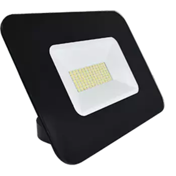 Прожектор светодиодный ECOLA, 50Вт, 6000К, IP65, черный (JPBD50ELB)