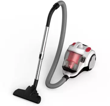 Пылесос Deerma DEM-TJ310W 1.2 кВт, 2.5 л, 1.5 м, белый/красный (DEM-TJ310W)