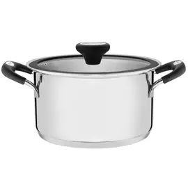 кастрюля TRAMONTINA Solar Silicone 1,85л 16см нерж.сталь с крышкой