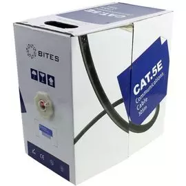 Кабель витая пара F/UTP 5e кат. 4 пары 5bites FS5505-305A-LSZH solid, 24AWG, CCA, PVC, LSZH, RED, 305M