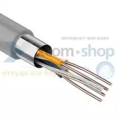 Кабель витая пара F/UTP 5e кат. 2 пары Rexant 01-0122 24AWG(0.50 мм), медь, одножильный (solid), внутренний, PVC, серый, уп/305м