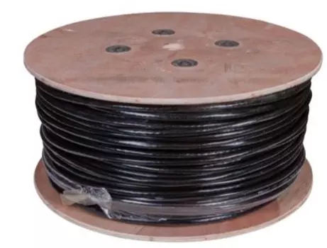 Кабель витая пара U/UTP 5e кат. 25 пар Rexant 01-1122-R PE, 25PR, 24AWG, OUTDOOR, SOLID, черный, 305м, РФ REXANT