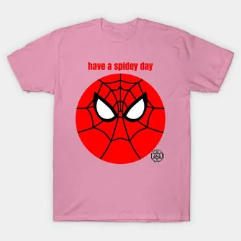 Футболка женская Have A Spidey Day Harajuku Print Kawaii футболка летняя с коротким рукавом женская футболка топ футболка S