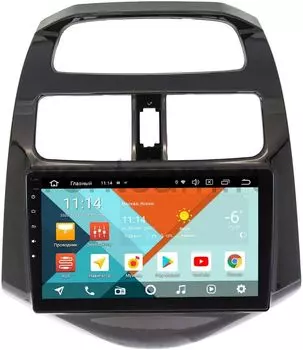 татная магнитола Daewoo Matiz Creative (M300) 2009-2011 (глянцевая) Wide Media KS9164QR-3/32 DSP CarPlay 4G-SIM Android 10 (+ Камера заднего вида в подарок!)