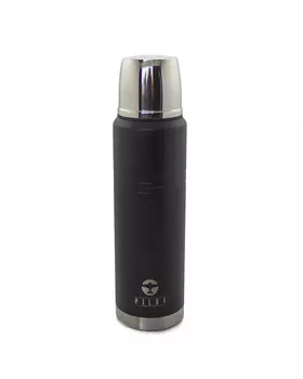 Термоc Pilot PL-1000-BL, 1,0л, черный (+ Антисептик-спрей для рук в подарок!)