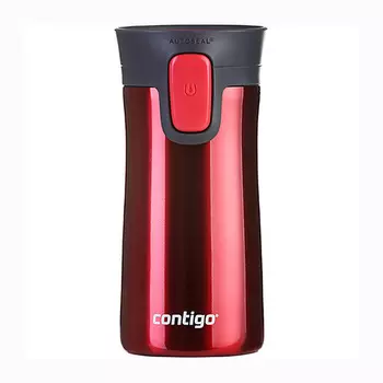 Термокружка Contigo Pinnacle (0,3 литра), красная (+ Антисептик-спрей для рук в подарок!)