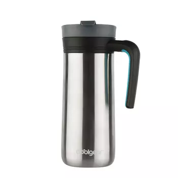 Термокружка Coolgear Java (0,4 литра), стальная (+ Антисептик-спрей для рук в подарок!)