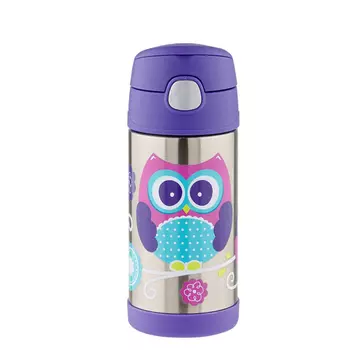 Термос детский Thermos F4016OW Stainless Steel (0,35 литра), фиолетовый (+ Антисептик-спрей для рук в подарок!)