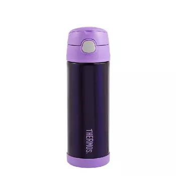 Термос детский Thermos F4023PL Stainless Steel (0,47 литра), фиолетовый (+ Антисептик-спрей для рук в подарок!)